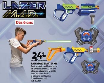 Promotions Lazer mad starter kit - Lazer mad - Valide de 19/10/2018 à 16/12/2018 chez Auchan Ronq