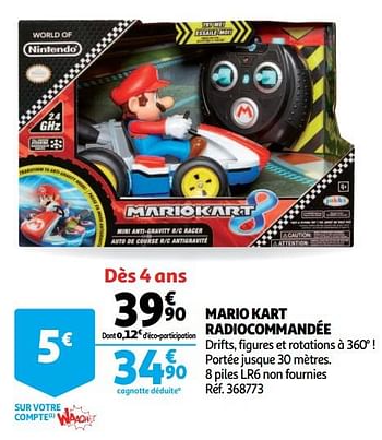 Promoties Mario kart radiocommandée - Nintendo - Geldig van 19/10/2018 tot 16/12/2018 bij Auchan