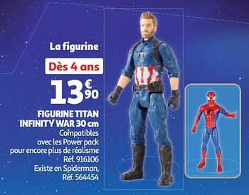 Promoties Figurine titan infinity war - Marvel - Geldig van 19/10/2018 tot 16/12/2018 bij Auchan