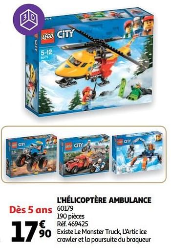 Promotions L`hélicoptère ambulance - Lego - Valide de 19/10/2018 à 16/12/2018 chez Auchan Ronq
