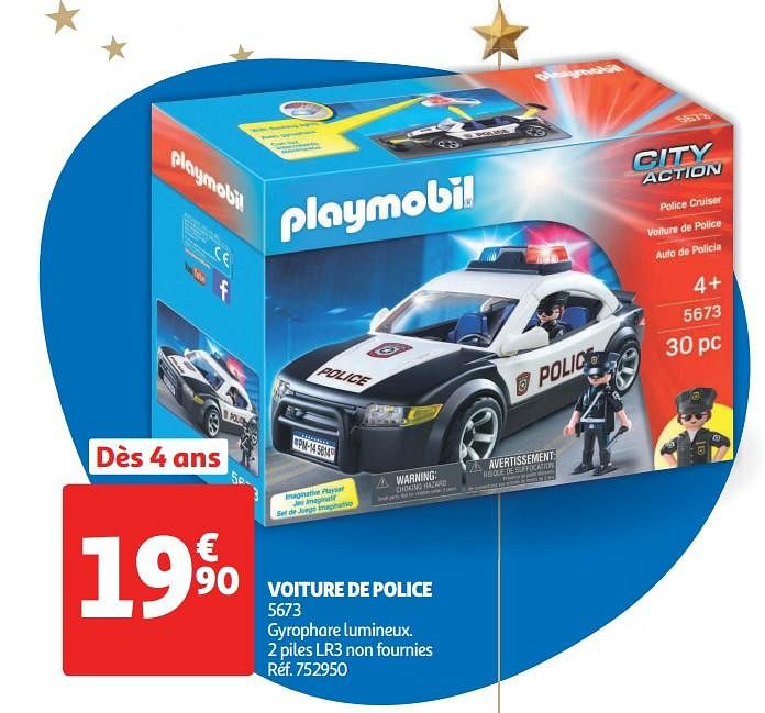 voiture de police playmobil auchan