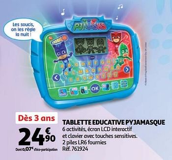 Promotions Tablette educative pyjamasque - PyjaMasques - Valide de 19/10/2018 à 16/12/2018 chez Auchan Ronq
