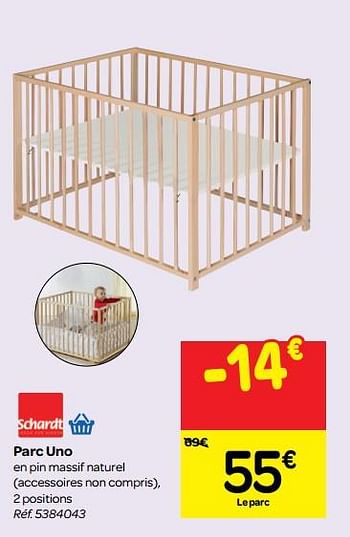 Schardt Parc Uno En Promotion Chez Carrefour