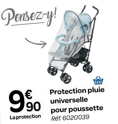 Carrefour habillage cheap pluie poussette