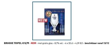 Promoties Brugge tripel - Brugge Tripel - Geldig van 29/10/2018 tot 31/12/2018 bij Lidl