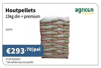 Promoties Houtpellets - Agricon - Geldig van 25/10/2018 tot 07/11/2018 bij Cevo Market