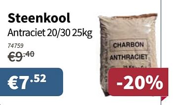 Promoties Steenkool - Huismerk - Cevo - Geldig van 25/10/2018 tot 07/11/2018 bij Cevo Market