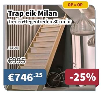 Promoties Trap eik milan - Huismerk - Cevo - Geldig van 25/10/2018 tot 07/11/2018 bij Cevo Market