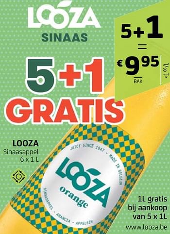 Promoties Looza sinaasappel - Looza - Geldig van 26/10/2018 tot 06/11/2018 bij BelBev