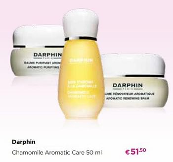 Promoties Darphin chamomile aromatic care - Darphin - Geldig van 29/10/2018 tot 11/11/2018 bij ICI PARIS XL