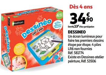 Promoties Dessineo - Nathan - Geldig van 19/10/2018 tot 16/12/2018 bij Auchan