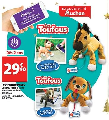 Promotions Les toufous poney - Les Toufous  - Valide de 19/10/2018 à 16/12/2018 chez Auchan Ronq