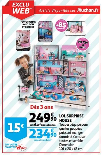 Promotions Lol surprise house - LOL Surprise - Valide de 19/10/2018 à 16/12/2018 chez Auchan Ronq