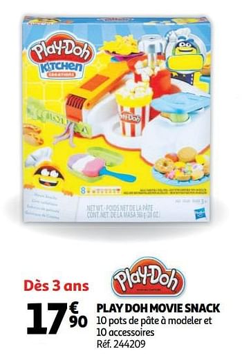 Promotions Play doh movie snack - Play-Doh - Valide de 19/10/2018 à 16/12/2018 chez Auchan Ronq