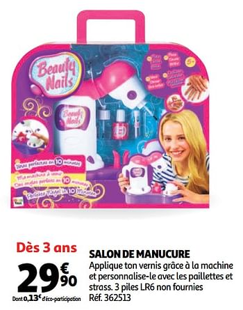 Promotions Salon de manucure - Produit Maison - Auchan Ronq - Valide de 19/10/2018 à 16/12/2018 chez Auchan Ronq