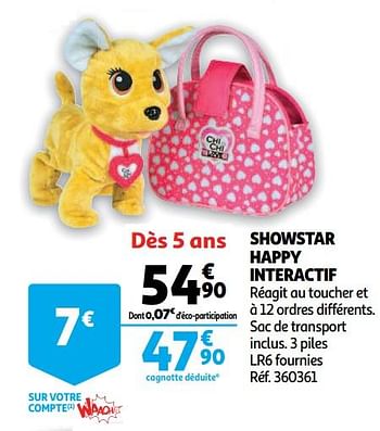 Promoties Showstar happy interactif - Smoby - Geldig van 19/10/2018 tot 16/12/2018 bij Auchan