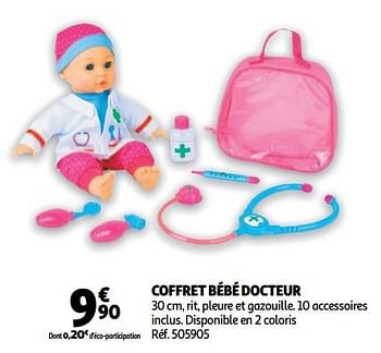 One Two Fun Coffret Bebe Docteur En Promotion Chez Auchan Ronq