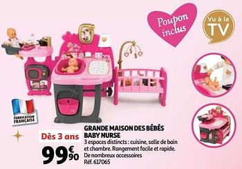 Promotions Grande maison des bébés baby nurse - Baby Nurse - Valide de 19/10/2018 à 16/12/2018 chez Auchan Ronq