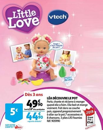 Promotions Léa découvre le pot - Vtech - Valide de 19/10/2018 à 16/12/2018 chez Auchan Ronq