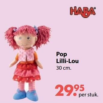 Promoties Pop lilli-lou - Haba - Geldig van 01/11/2018 tot 30/11/2018 bij Europoint
