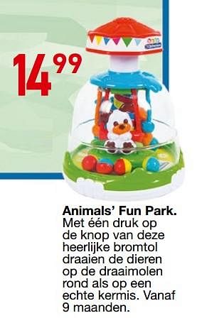 Promoties Animals` fun park - Clementoni - Geldig van 25/10/2018 tot 06/12/2018 bij Multi-Land