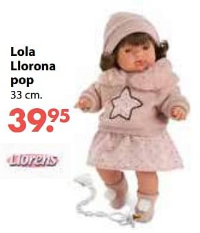 Promotions Lola llorona pop - Llorens - Valide de 01/11/2018 à 30/11/2018 chez Europoint