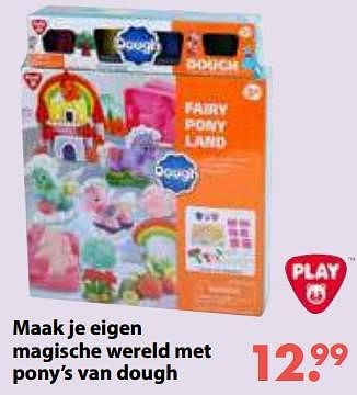 Promoties Maak je eigen magische wereld met pony`s van dough - Play-Go - Geldig van 01/11/2018 tot 30/11/2018 bij Europoint