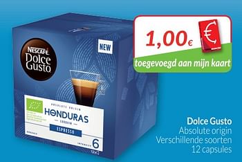 Promoties Dolce gusto absolute origin - Nescafe - Geldig van 01/11/2018 tot 30/11/2018 bij Intermarche