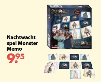 Promoties Nachtwacht spel monster memo - Studio 100 - Geldig van 01/11/2018 tot 30/11/2018 bij Europoint