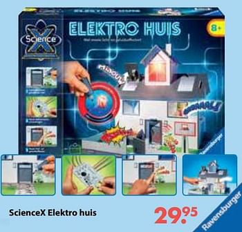 Promoties Sciencex elektro huis - Ravensburger - Geldig van 01/11/2018 tot 30/11/2018 bij Europoint