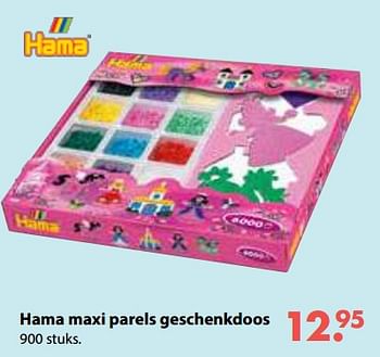 Promoties Hama maxi parels geschenkdoos - Hama - Geldig van 01/11/2018 tot 30/11/2018 bij Europoint