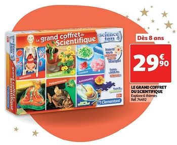 Promotions Le grand coffret du scientifique - Clementoni - Valide de 19/10/2018 à 16/12/2018 chez Auchan Ronq