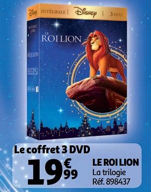 Promoties Le roi lion - Disney - Geldig van 19/10/2018 tot 16/12/2018 bij Auchan