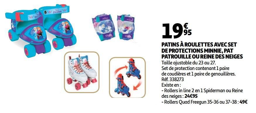 patin a roulette auchan