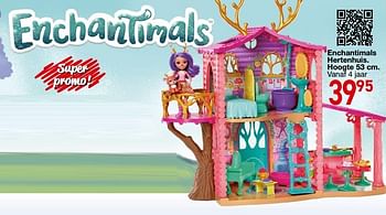 Promoties Enchantimals hertenhuis - Enchantimals  - Geldig van 25/10/2018 tot 06/12/2018 bij Toys & Toys