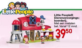 Promotions Little people dierenverzorgingsboerderij - Little People - Valide de 25/10/2018 à 06/12/2018 chez Tuf Tuf
