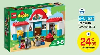 Promoties Ponystal - Lego - Geldig van 24/10/2018 tot 06/12/2018 bij Carrefour