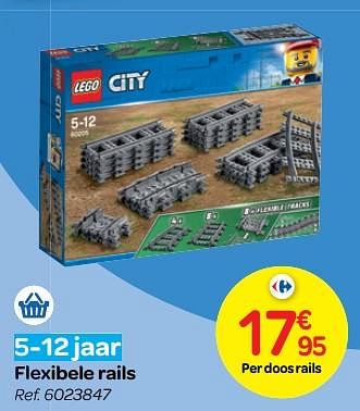 Promoties Flexibele rails - Lego - Geldig van 24/10/2018 tot 06/12/2018 bij Carrefour