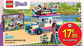 Promoties Olivia`s missievoertuig - Lego - Geldig van 24/10/2018 tot 06/12/2018 bij Carrefour