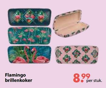 Promotions Flamingo brillenkoker - Produit Maison - Europoint - Valide de 01/11/2018 à 30/11/2018 chez Europoint