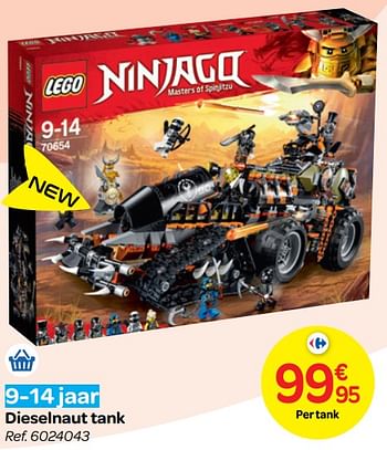 Promoties Dieselnaut tank - Lego - Geldig van 24/10/2018 tot 06/12/2018 bij Carrefour