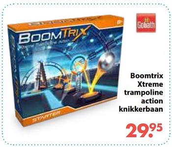 Promotions Boomtrix xtreme trampoline action knikkerbaanv - Goliath - Valide de 01/11/2018 à 30/11/2018 chez Europoint