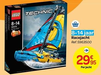 Promoties Racejacht - Lego - Geldig van 24/10/2018 tot 06/12/2018 bij Carrefour