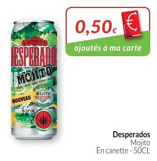 Promotions Desperados mojito - Desperados - Valide de 01/11/2018 à 30/11/2018 chez Intermarche