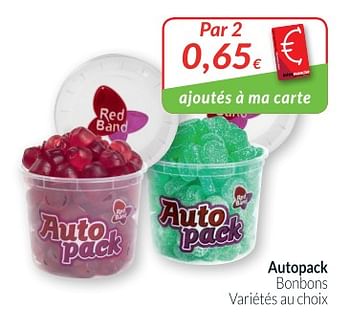 Promoties Autopack bonbons - Auto Pack - Geldig van 01/11/2018 tot 30/11/2018 bij Intermarche