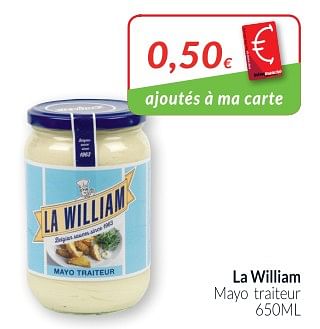 Promoties La william mayo traiteur - La William - Geldig van 01/11/2018 tot 30/11/2018 bij Intermarche