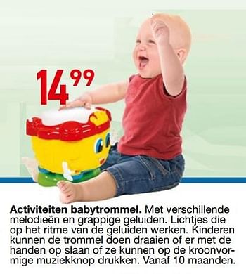 Promoties Activiteiten babytrommel - Huismerk - Deproost - Geldig van 25/10/2018 tot 06/12/2018 bij Deproost