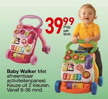 Promoties Baby walker - Huismerk - Deproost - Geldig van 25/10/2018 tot 06/12/2018 bij Deproost