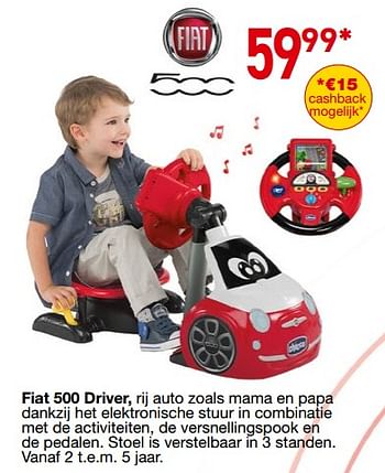 Promoties Fiat 500 driver - Fiat - Geldig van 25/10/2018 tot 06/12/2018 bij De Rakker