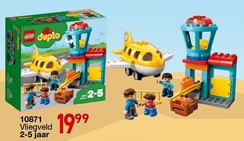 Promoties 10871 vliegveld - Lego - Geldig van 25/10/2018 tot 06/12/2018 bij Tuf Tuf